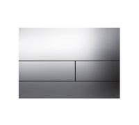 Plaque de poussée TECE WC TECEsquare II métal pour la technologie à double chasse d'eau, 9240831, Couleur: Chrome brillant