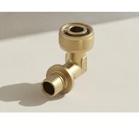 TECE TECEflex Adaptateur rapide coudé 90 Dimension 16 x 1/2, bronze au silicium,