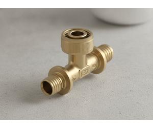TECE TECEflex Adaptateur rapide, Té, Sortie, Bronze au silicium 16 x 1/2 x 16, 7