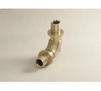 TECEflex coude, 90 degrés, perte de charge optimisée, bronze au silicium, 707340, Exécution: 40 x 40