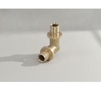 TECE TECEflex Coude de raccordement 90 Laiton standard, 50 x 50, 767050