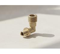 TECE TECEflex Mamelon coudé de transition Laiton standard, Dim. 25 x R 1, 767526