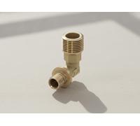 TECE TECEflex Mamelon de transition coudé Dimension 20 x R 1/2, bronze au silici