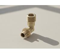TECE TECEflex Mamelon de transition coudé Dimension 32 x R 1, bronze au silicium