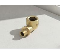 TECEflex Manchon coudé compact, dim. 16xRP1/2\", bronze au silicium, 708100