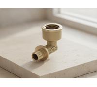 TECE TECEflex Manchon de transition coudé Dimension 20 x Rp 1/2, bronze au silic