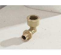 TECEflex Manchon de transition coudé, bronze au silicium, 708103, Exécution: Dimension 20 x filetage intérieur (RP) 3/4"