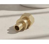 TECE TECEflex Raccord vissé, à joint plat Dimension 25 x 1, bronze au silicium,