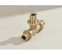 TECE TECEflex Té réduit Dimension 50 x 25 x 50, Bronze au silicium, 710619