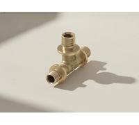 TECE TECEflex Té réduit Standard Laiton, Dim. 25 x 16 x 16, 760516