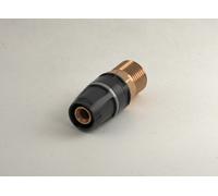 TECE TECElogo-Push Mamelon de transition Dimension 20 x R 1/2, Bronze rouge/Si-B