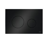 Tece TECEloop Plaque de commande WC en plastique double chasse noir 9240924