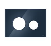 TECE TECEloop WC couvercle 9240615 verre bleu soir, pour plaque d'actionnement WC