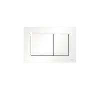 Tece - TECEnow Plaque de commande double touche, Blanc brillant (9240400)