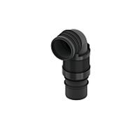 TECE TECEprofil WC - Anschlussbogen 9820317 DN 90, flexible, pièce de raccordement PE-HD (soudable)