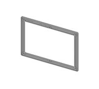 TECE TECEsolid cadre d'espacement 9240441 gris, 220x150x4mm