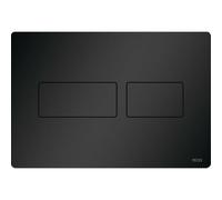 Tece Tecesolid plaque de commande - 22x15cm - technologie de double chasse - noir mat 9240416