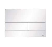 Tece TeceSquare II plaque de commande du système de chasse d'eau double couleur blanc mat 220 x 150 x 3 mm 9240834