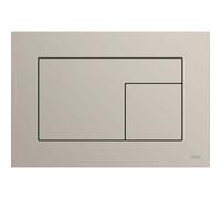 Tece TECEvelvet WCbedieningsplaat duospoeltechniek kleur Beige Arizona greige 9240733