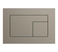 Tece TECEvelvet WCbedieningsplaat duospoeltechniek kleur Castoro Ottawa beigebruin 9240730