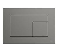 Tece TECEvelvet WCbedieningsplaat duospoeltechniek kleur Grigio Londra antraciet 9240731