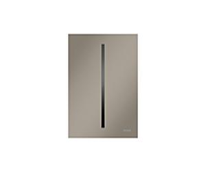 TECE Velvet TECEfilo plaque de commande urinoir electronique 9242020 sans contact, pile 7,2 V, Castoro Ottawa/beige-marron