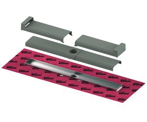 TECEdrainline-evo Caniveaux de douche, caniveaux droits en acier inox, 600702, Exécution: Longueur nominale : 700mm (693mm)