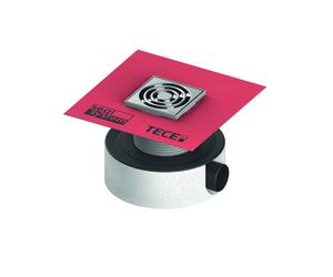 TECEdrainpoint S 115 Set dévacuation, super plat, manchette détanchéité Seal System montée en usine, siphon eau, 3601107