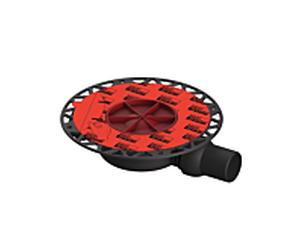 TECEdrainpoint séquenceur S super plat 3601400 DN 50, avec universel, horizontal