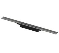 TECEdrainprofile Profil de douche, pour le drainage de la douche, longueur 800mm, 670801, Couleur: Chrome brossé noir