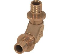 TECEflex coude 90° en bronze, perte de charge optimisée 16mm