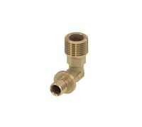 TECEflex Mamelon de transition coudé, laiton standard, 767516, Exécution: dimension 16 x filetage extérieur (R) 1/2"