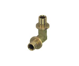 TECEflex raccord coudé, 90°, laiton standard, 767032, Exécution: 32 x 32