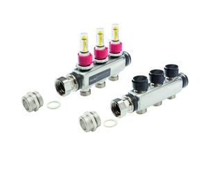 TECEfloor Set dextension, pour collecteur de chauffage, avec débitmètre, 77310023, Exécution: 3 circuits de chauffage