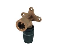 TECElogo-Push plaque murale, bronze rouge/bronze au silicium, 8723002, Exécution: Dimension 16 x filetage femelle (RP) 1/2
