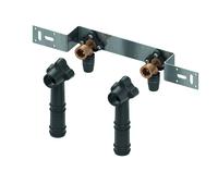 TECElogo-Push unité de montage, bronze rouge/bronze au silicium, dim. 16xRP1/2\", entraxe 150mm, 8723100