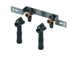 TECElogo-Push unité de montage, bronze rouge/bronze au silicium, dim. 16xRP1/2\", entraxe 150mm, 8723100
