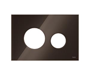 TECEloop couvercle pour plaque de correspondance WC 9240678 verre café brun