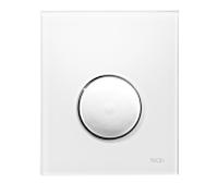 TECEloop plaque de commande pour urinoir plastique avec cartouche 92426, Coloris: blanc, touches chromÃ©es brillantes - 9242627