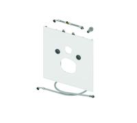 TECElux WC Plaque en verre pour WC douche Duravit et Villeroy & Boch, 9650103, Exécution: Verre blanc