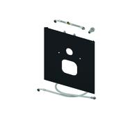 TECElux WC Plaque en verre pour WC douche Duravit et Villeroy & Boch, 9650107, Exécution: Verre noir