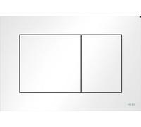 TECEnow plaque de commande WC pour technique à deux quantités blanc