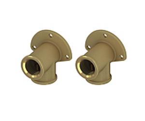 TECEone mur TECE TECEone 9021032 2 rondelles murales 2000 / 2 "x 2000 / 2" filetage intérieur, bronze