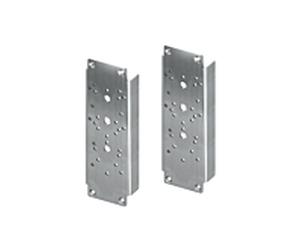 TECEprofil Stahlplattenset 9042011 pour recevoir des bras de support