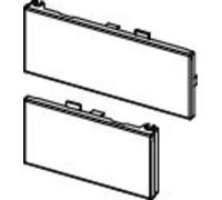 TECEsquare Boutons-poussoirs, verre, pour technique à deux quantités, pièce détachée, 9820558, Couleur: Chrome brillant