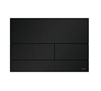 TECE Plaque de poussée TECEsquare II métal – double chasse d'eau – Noir mat 9240833