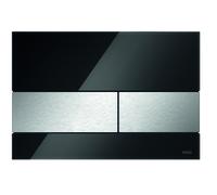 TECEsquare Plaque de commande de WC en verre pour la technologie à deux moteu...