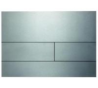 TECEsquare Plaque de déclenchement, pour technique à deux quantités, pièce de rechange, 9820391, Couleur: acier inoxydable brossé