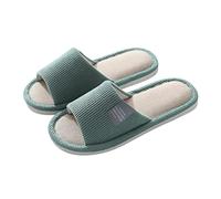 Teceyfeet Pantoufles avec semelle en feutre Chaussons Invités Pantoufles Hommes Femmes Chaussons de Maison Lavables Slippers Hôtel Pantoufles Confortable Slippers Chausson Intérieur