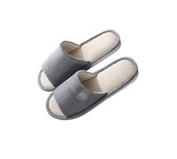 Teceyfeet Pantoufles avec semelle en feutre Chaussons Invités Pantoufles Hommes Femmes Chaussons de Maison Lavables Slippers Hôtel Pantoufles Confortable Slippers Chausson Intérieur